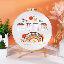 Load image into Gallery viewer, Beginners Stitches Learning Hand Embroidery DIY Kit 20cm