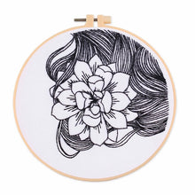 Load image into Gallery viewer, Drawing Outline Practice Hand Embroidery DIY Kit 20cm