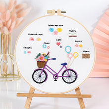 Load image into Gallery viewer, Beginners Stitches Guides Hand Embroidery DIY Kit 20cm