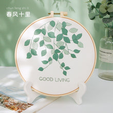 Cargar imagen en el visor de la galería, Pastel Floral Design Hand Embroidery DIY Kit 20cm