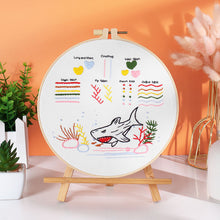 Load image into Gallery viewer, Beginners Stitches Learning Hand Embroidery DIY Kit 20cm