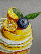 Charger l'image dans la galerie, Original Thread Painting - Set of 3 Cupcakes 8” (Framed)