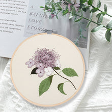 Load image into Gallery viewer, Minimalist Elegant Flowers Hand Embroidery DIY Kit 20cm