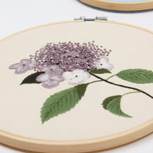 Load image into Gallery viewer, Minimalist Elegant Flowers Hand Embroidery DIY Kit 20cm