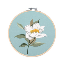Load image into Gallery viewer, Minimalist Elegant Flowers Hand Embroidery DIY Kit 20cm