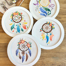 Load image into Gallery viewer, Circle of Life Dreamcatcher Hand Embroidery DIY Kit 20cm