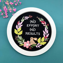 Load image into Gallery viewer, Inspirational Quotes & Flowers Embroidery DIY Kit 20cm