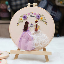 Load image into Gallery viewer, Wedding Special Day Embroidery DIY Kit 20cm