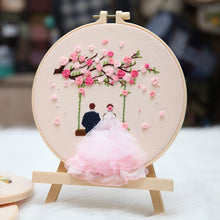 Load image into Gallery viewer, Wedding Special Day Embroidery DIY Kit 20cm