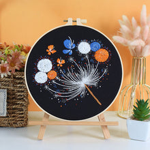Load image into Gallery viewer, Fireworks and Butterfly Embroidery DIY Kit 20cm