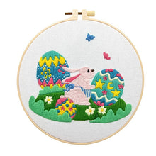 Load image into Gallery viewer, Happy Easter Themes Embroidery DIY Kit 20cm