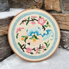 Load image into Gallery viewer, Wall Decorative Flowers Embroidery DIY Kit 30cm