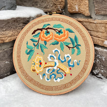 Load image into Gallery viewer, Wall Decorative Flowers Embroidery DIY Kit 30cm