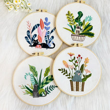Load image into Gallery viewer, Cat Lover Embroidery DIY Kit 20cm