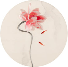 Charger l'image dans la galerie, DIY Silk Embroidery kit Lotus & Fishes 20cm
