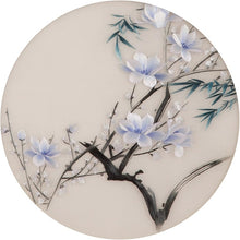 Load image into Gallery viewer, DIY Silk Embroidery kit Blue Plum Blossom 20cm