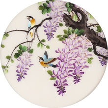 Load image into Gallery viewer, DIY Silk Embroidery kit Wisteria & Birds 20cm
