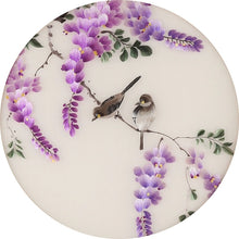 Load image into Gallery viewer, DIY Silk Embroidery kit Wisteria & Birds 20cm