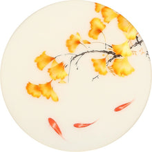 Load image into Gallery viewer, DIY Silk Embroidery kit Ginkgo Leaves & Fishes 20cm