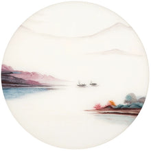 Charger l'image dans la galerie, DIY Silk Embroidery kit Mountains & River 20cm