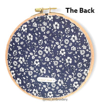 Charger l'image dans la galerie, Hand Embroidered Hoop 8” - The Forest (with watercolor painting)