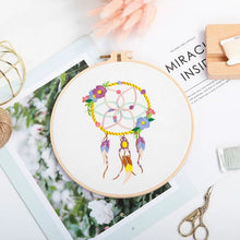 Load image into Gallery viewer, Dream Catcher DIY Hand Embroidery Kit 20cm