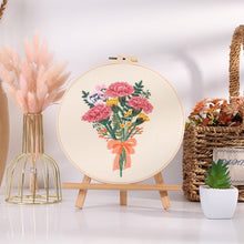 Load image into Gallery viewer, Mother’s Day Gift Hand Embroidery DIY Kit 20cm