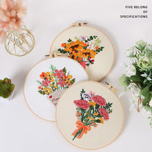 Load image into Gallery viewer, Mother’s Day Gift Hand Embroidery DIY Kit 20cm