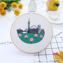 Load image into Gallery viewer, Morden City View Hand Embroidery Kit 20cm