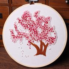 Charger l'image dans la galerie, French Knot Trees Hand Embroidery DIY Kit 20cm