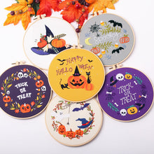 Load image into Gallery viewer, Halloween Modern Hand Embroidery Kit 20cm