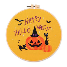 Load image into Gallery viewer, Halloween Modern Hand Embroidery Kit 20cm