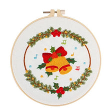 Load image into Gallery viewer, Merry Christmas Hand Embroidery Kit 7”