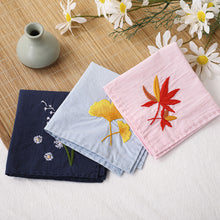 Load image into Gallery viewer, Beginners Napkins Hand Embroidery DIY Kit 30cm