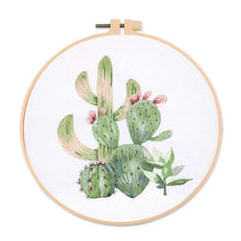 Load image into Gallery viewer, Llama &amp; Cactus DIY Hand Embroidery Kit 20cm
