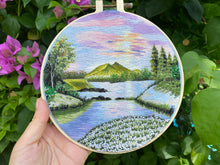 Load image into Gallery viewer, Detailed Landscape Commission - Custom Made Hand Embroidery Gift (Start from $150)