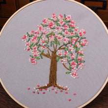 Charger l'image dans la galerie, French Knot Trees Hand Embroidery DIY Kit 20cm