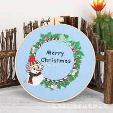 Load image into Gallery viewer, Christmas Gifts Hand Embroidery Kit 20cm