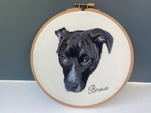 Load image into Gallery viewer, Detailed Pet Portrait - Custom Made Hand Embroidery Gift (Start from $190)