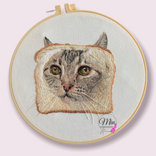 Load image into Gallery viewer, Detailed Pet Portrait - Custom Made Hand Embroidery Gift (Start from $190)