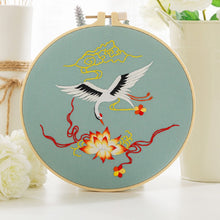 Load image into Gallery viewer, Oriental Design Hand Embroidery Kit 20cm
