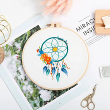 Load image into Gallery viewer, Dream Catcher DIY Hand Embroidery Kit 20cm
