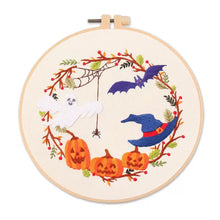 Load image into Gallery viewer, Halloween Modern Hand Embroidery Kit 20cm