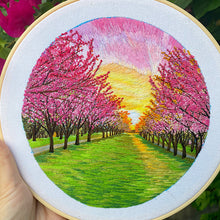 Load image into Gallery viewer, Detailed Landscape Commission - Custom Made Hand Embroidery Gift (Start from $150)