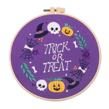 Load image into Gallery viewer, Halloween Modern Hand Embroidery Kit 20cm