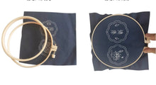 Load image into Gallery viewer, Flower Wreath Hand Embroidery Full Kit 20cm
