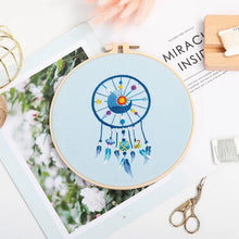 Load image into Gallery viewer, Dream Catcher DIY Hand Embroidery Kit 20cm