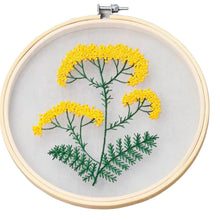 Load image into Gallery viewer, Organza Floral 3 Hand Embroidery Kit 6”
