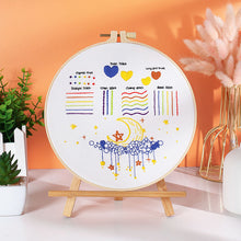 Charger l&#39;image dans la galerie, Beginners Stitches Learning Hand Embroidery DIY Kit 20cm
