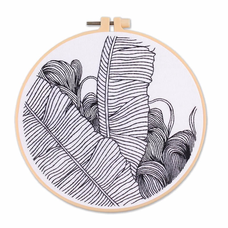 Drawing Outline Practice Hand Embroidery DIY Kit 20cm